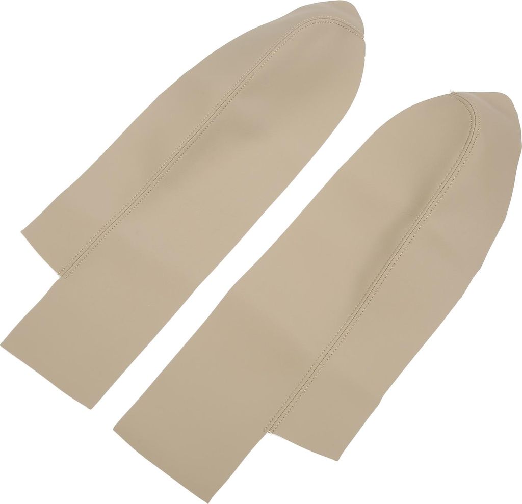 1 Paar Armlehnenbezug für Vordertürverkleidung, Mikrofaser-Leder, Auto-Innenzubehör, Ersatz für CRV 2007-2011, Beige