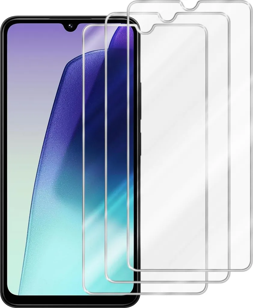 Cadorabo 3x vetro protettivo blindato per Xiaomi RedMi 14C 3 pezzi pellicola protettiva in ultra chiaro caso amichevole - vetro temperato dipslay pellicola di protezione in 9H durezza antigraffio