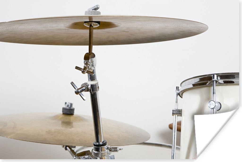 MuchoWow Poster Nahaufnahme eines Teils eines Schlagzeugs 60x40 cm - Schlafzimmerdekoration