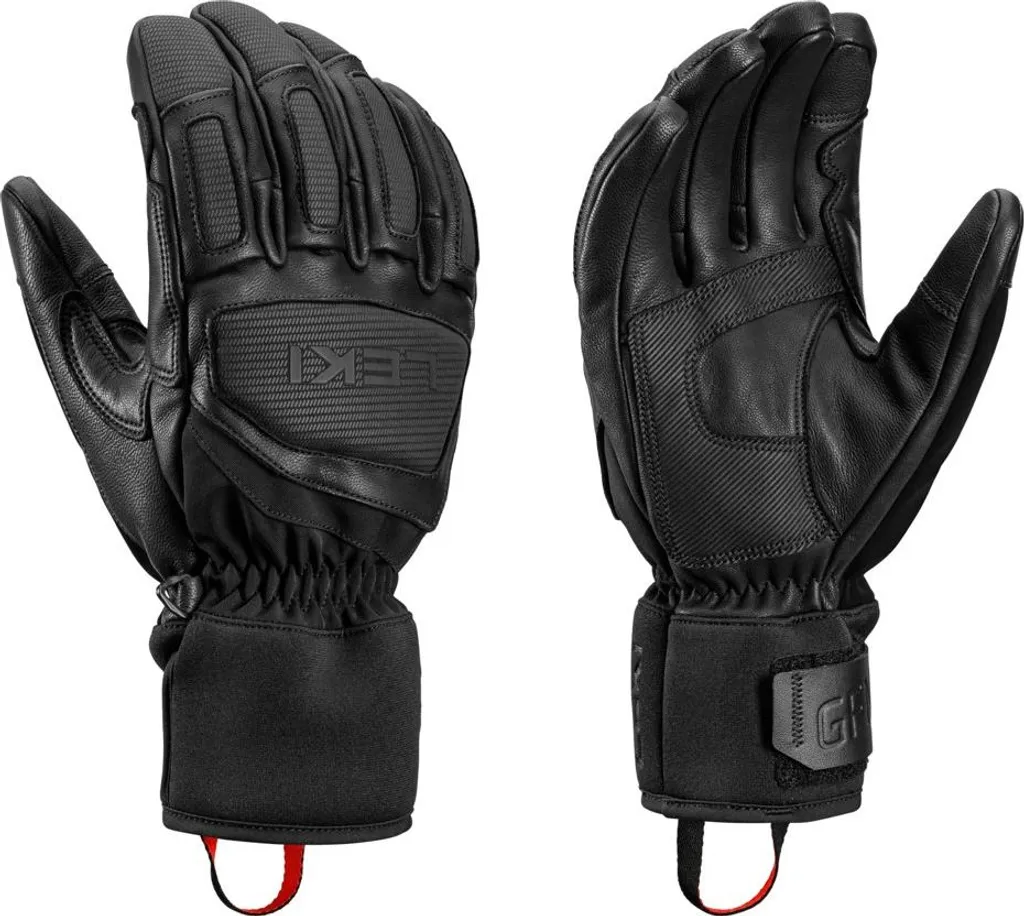 Gants de ski alpin Leki Griffin Pro Zero noir pour homme taille 10
