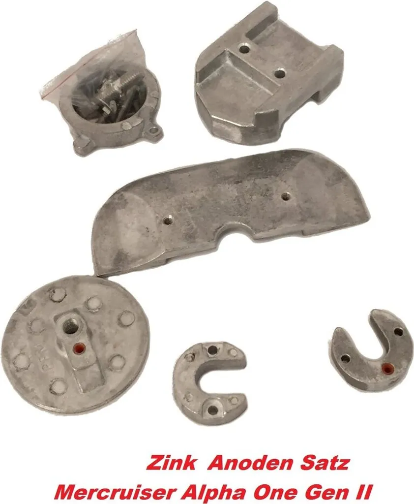 Protection embase Mercruiser Alpha One Gen II : Kit anode zinc marine