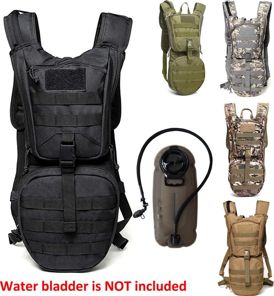 Outdoor-Tasche, Molle-Trinkrucksack, wasserdicht, für TPU-Wasserblase, Radfahren, Wandern, Klettern