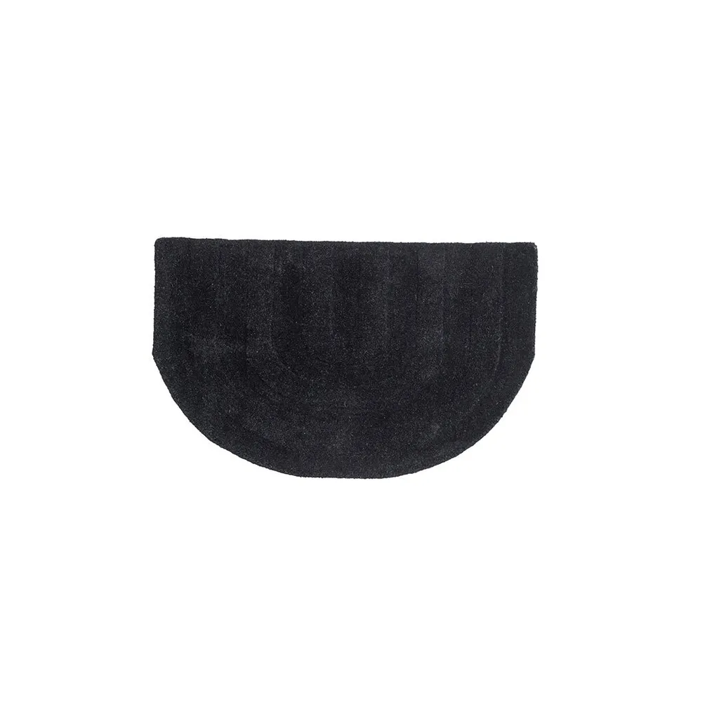 Nora paillasson 80x50cm noir tapis d'entrée résistant pour la maison