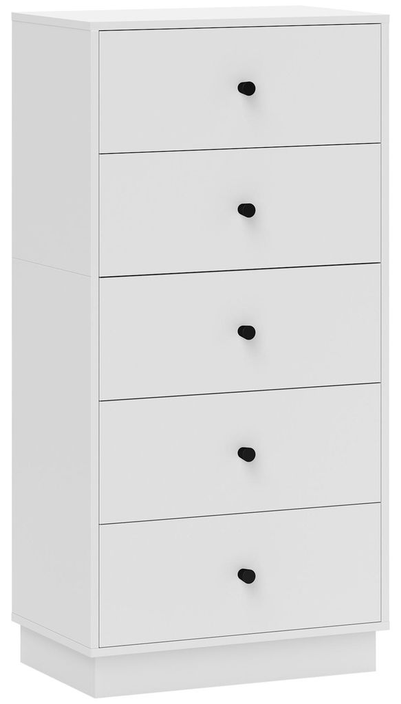 Mobiletto contenitore HOMCOM con 5 cassetti, mobiletto Immagine del prodotto 