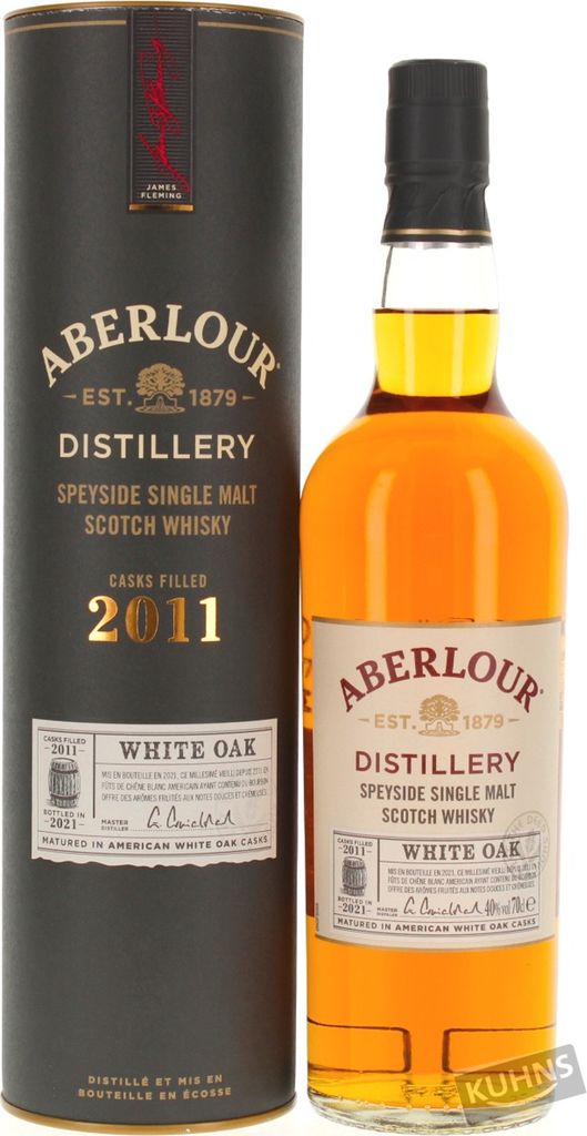 Aberlour 10 Years White Oak (2011) + Box 700ml 40% Vol.