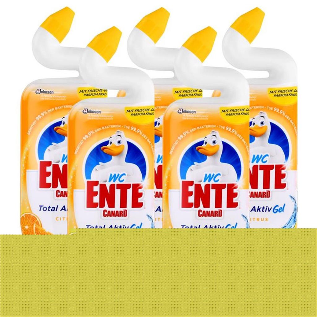 WC Ente Total Aktiv Gel Citrus 750ml - Flüssiger WC Produktbild 