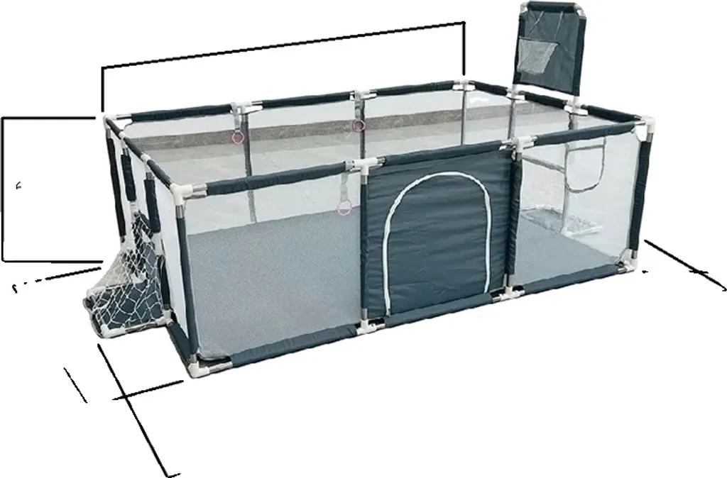 Grand Parc Enfant IMBABY 231x189cm - Espace de Jeu Spacieux et Sûr