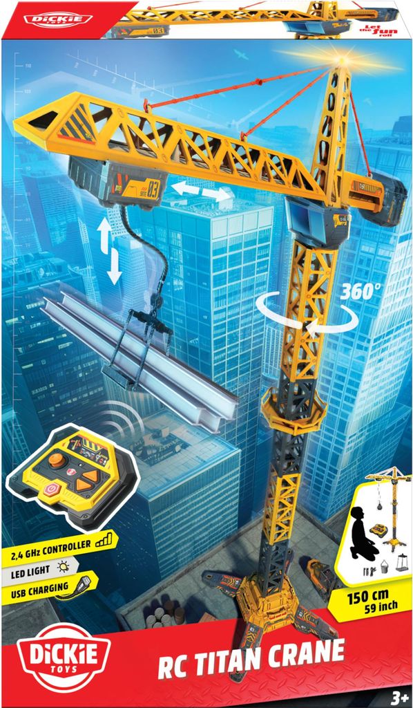 SIMBA Dickie 150cm grue télécommandée 372-9023 Image du produit 