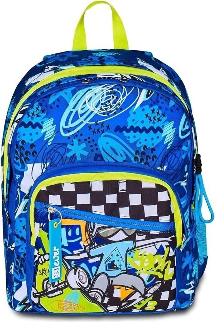 Creative Hobbies - Fine Arts - Stationary.backpack.seven.zaino Doppio Scomparto Sj Gang Skate Boy