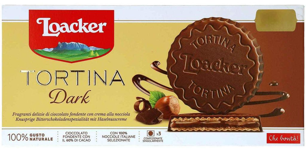 Loacker Tortina Dark 3x21g Produktbild 