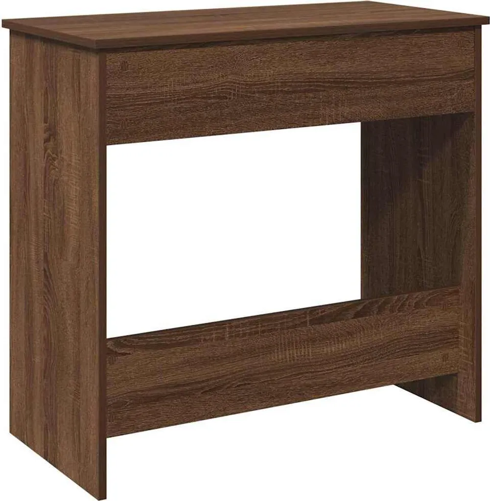 vidaXL Scrivania in rovere fumé 90x45x76 cm in legno - Scrivania - Scrivania - Scrivania per ufficio - Scrivania per computer