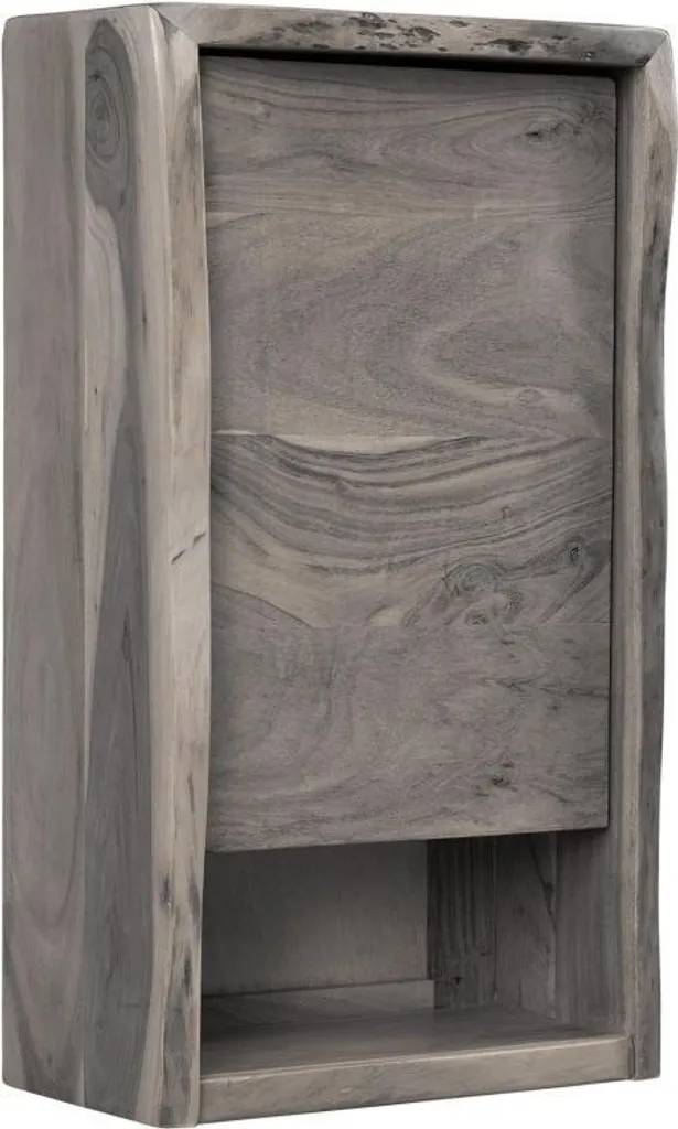 Étagère murale 40x20 Acacia laqué Gris taupe PURE ACACIA #602 par Massiv