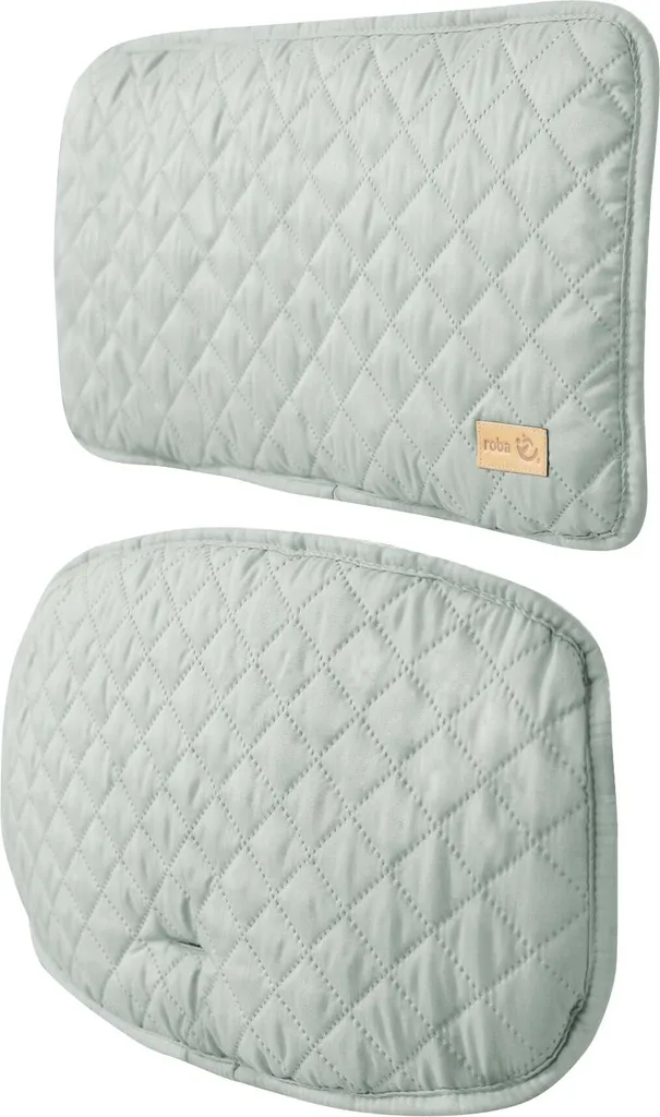 Coussin d'assise roba style pour chaise haute à montants - Vert givré