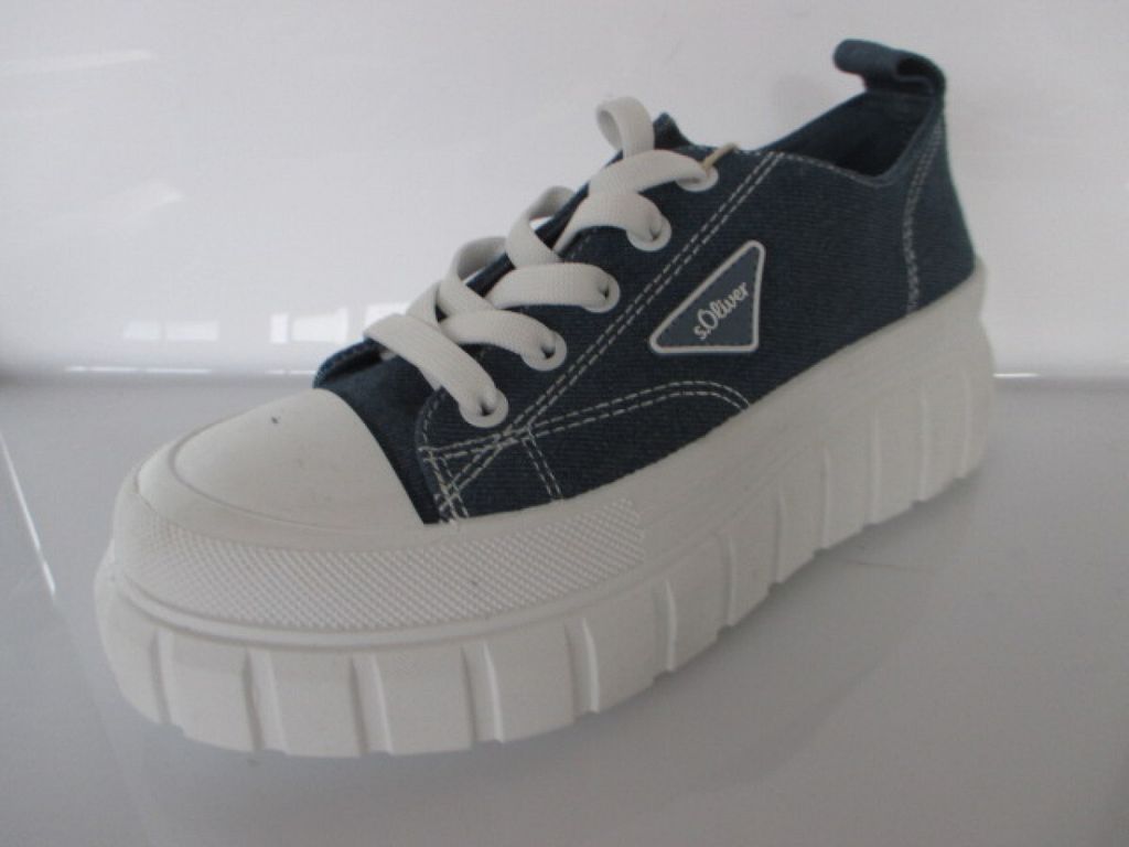 s.Oliver S.Oliver Leinenschuh Blau Produktbild 