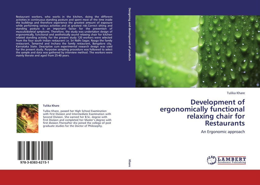 Development of ergonomically functional relaxing chair for Restaurants
