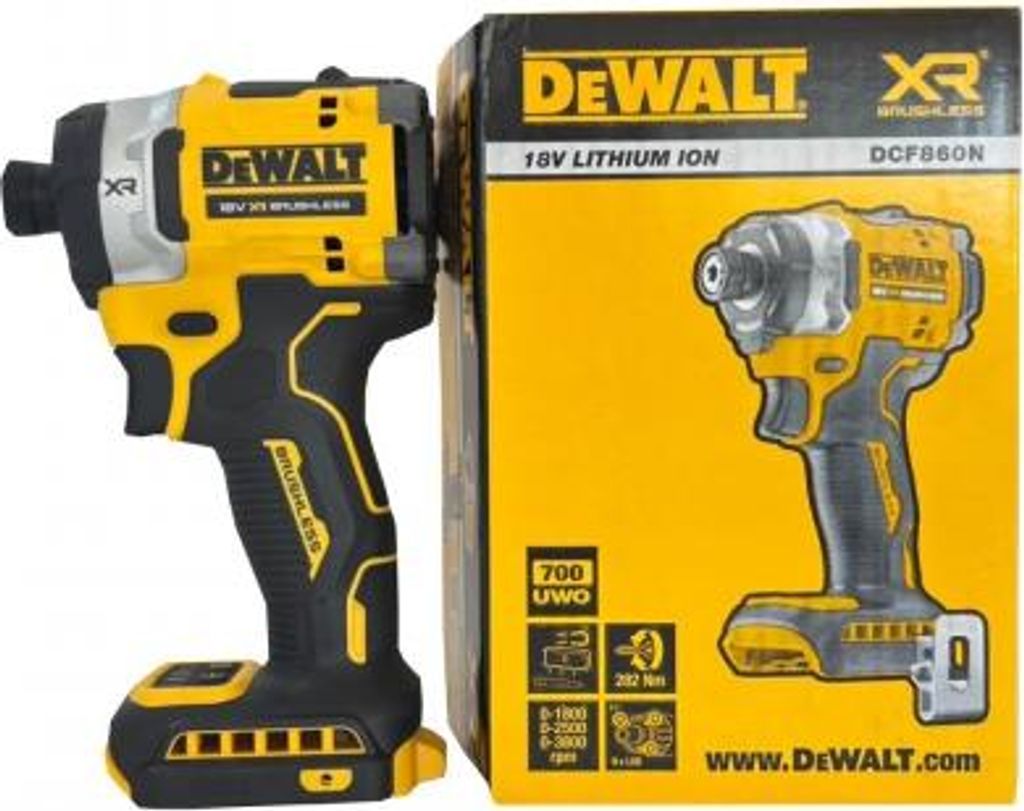 DeWalt DCF860N-XJ Akku-Schlagschrauber 1/4" 282Nm 18V Produktbild 