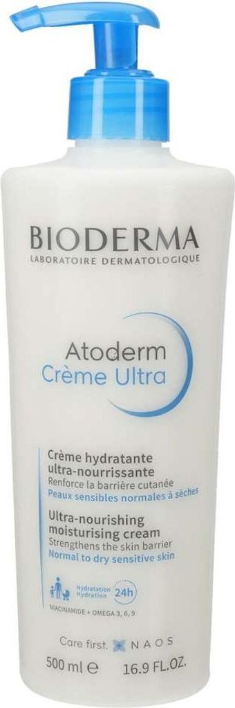 Bioderma Atoderm Crème hydratante ultra-nourrissante 500 ml Image du produit 