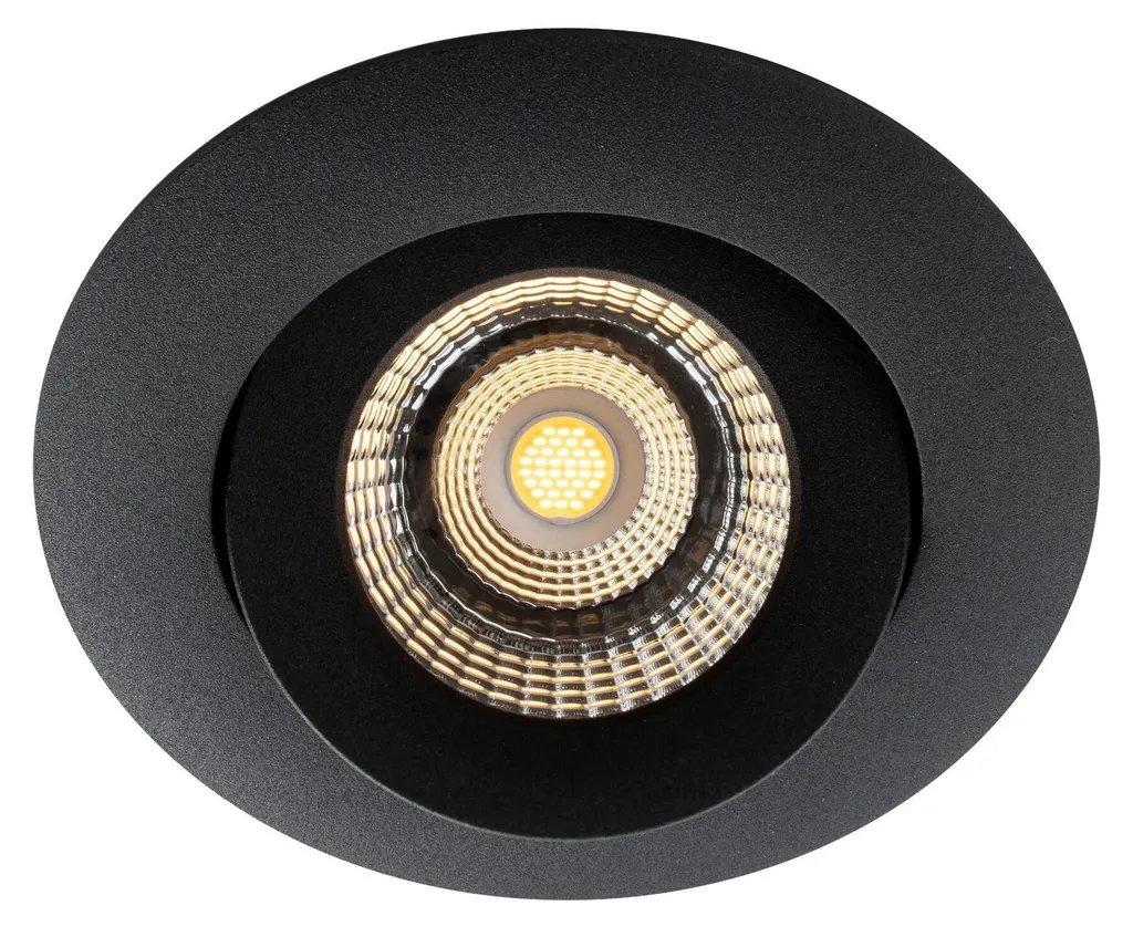 Spot LED Encastrable SLC Allround Noir Orientable 360° 2700K IP44