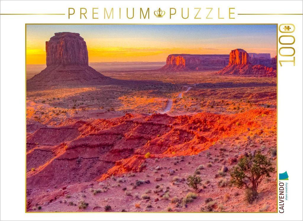 CALVENDO Puzzle Valley Drive, Monument Valley | 1000 Teile Produktbild 