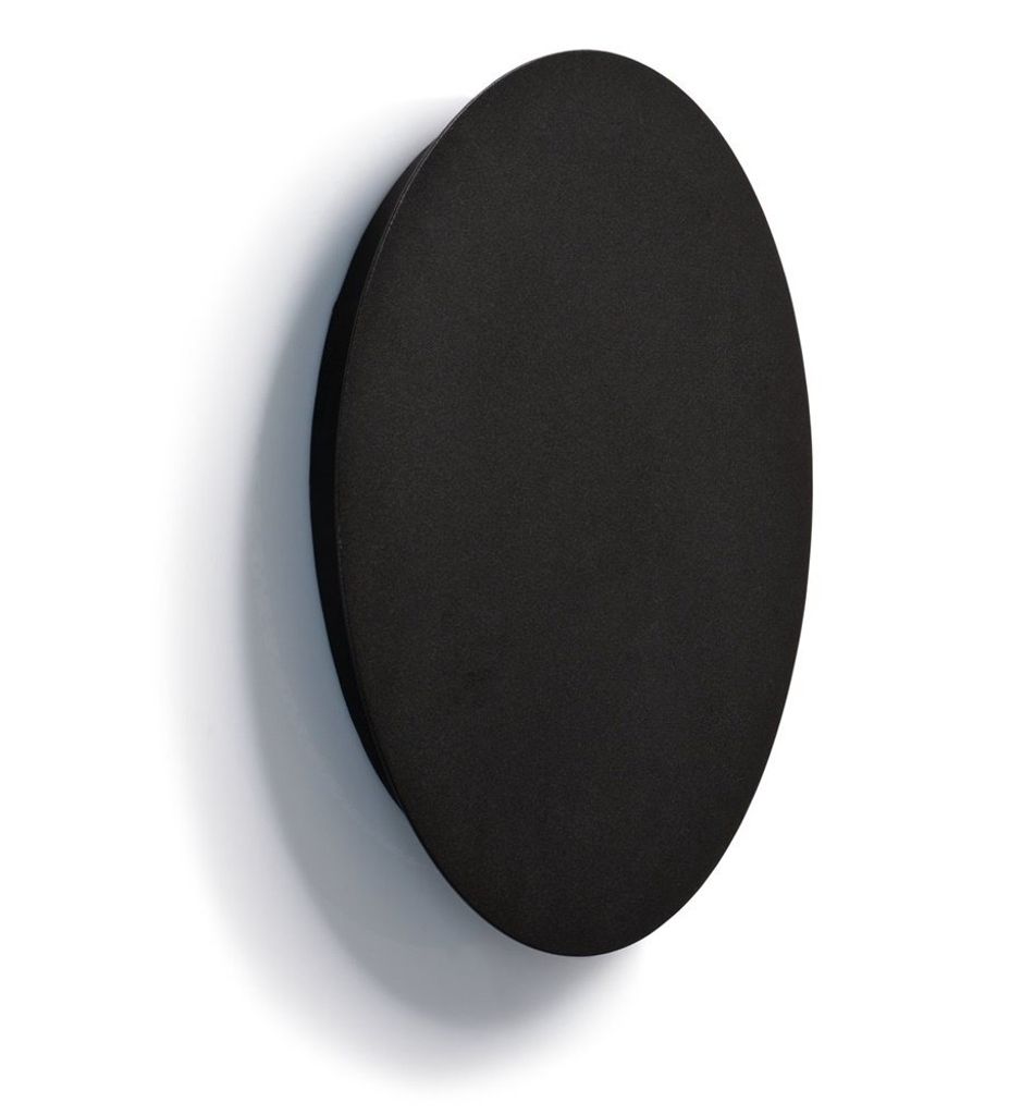 Kinkiet LED RING czarny 9W Ciepła biel 400lm metal Zdjęcie produktu 