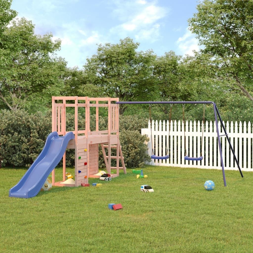 Möbel Spielturm Massivholz Douglasie - Schaukeln 3155931