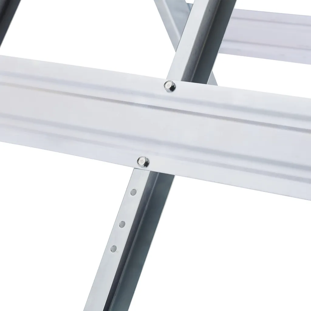 Chevalet de sciage métallique Relaxdays avec support de coupe stable - 9
