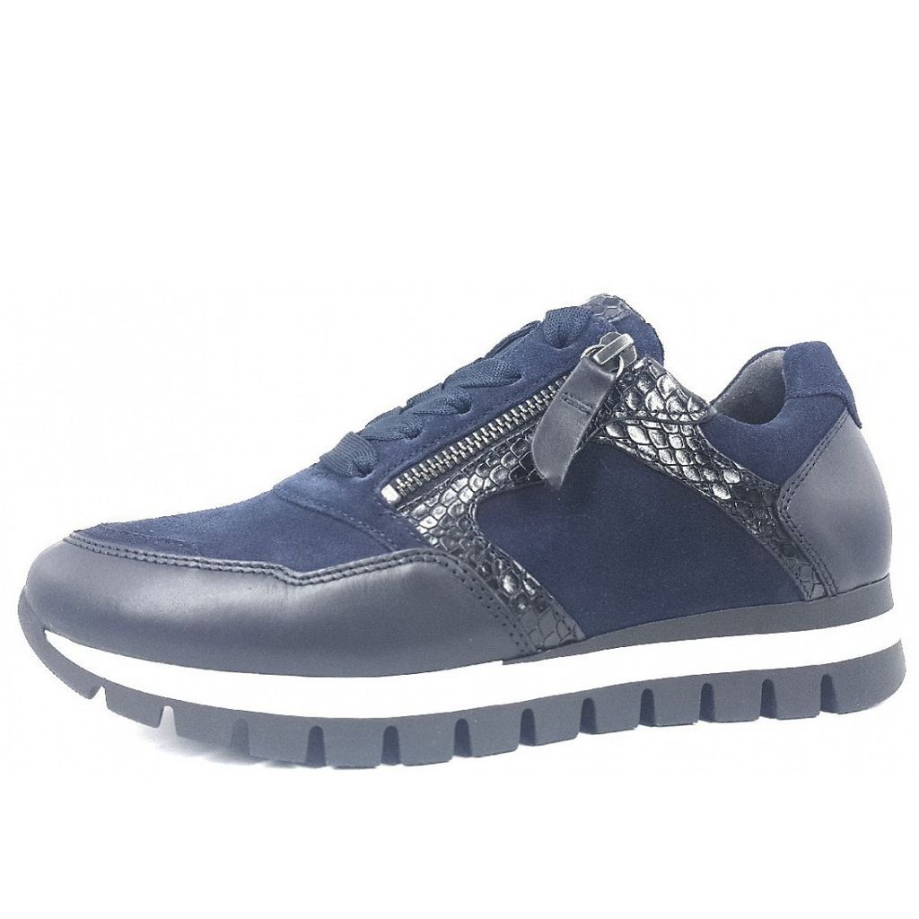 Gabor Comfort Damen-Schnürhalbschuh Blau, Farbe:blau, UK Größe:4