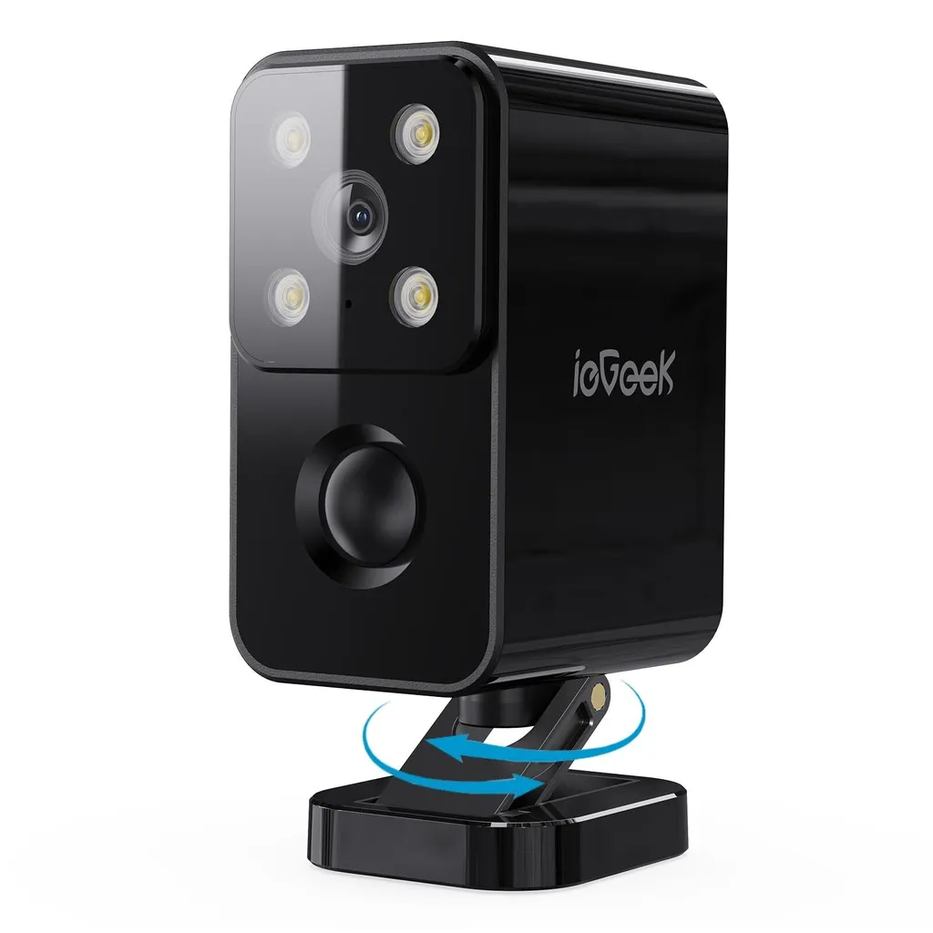 Caméra de surveillance avec détection PIR et vision nocturne couleur