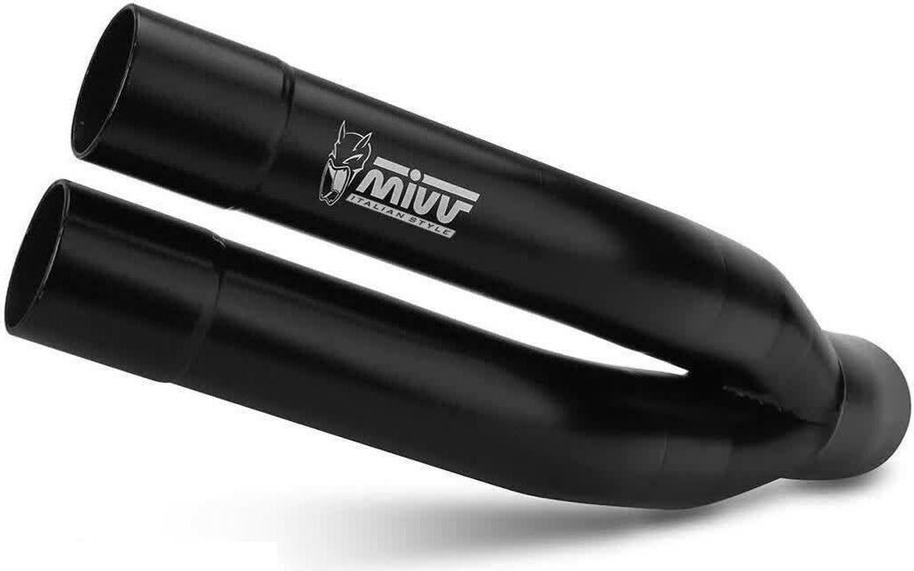 MIVV Double Gun Black Slip-on Auspuff genehmigt für YAMAHA xj6/xj6 Diversion