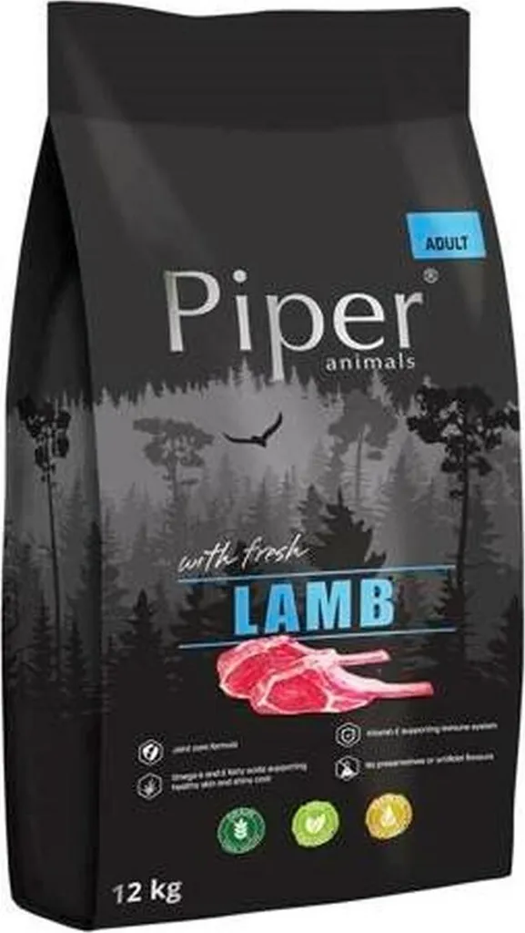 Dolina Noteci Piper Animals Agneau pour chien adulte sac de 12 kg