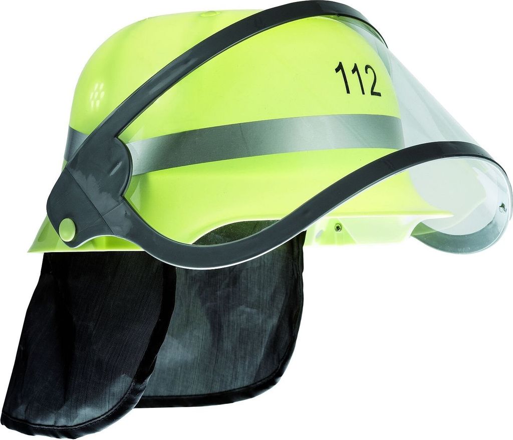 Idena Feuerwehrhelm  Kindergröße, mit großem klappbarem Produktbild 