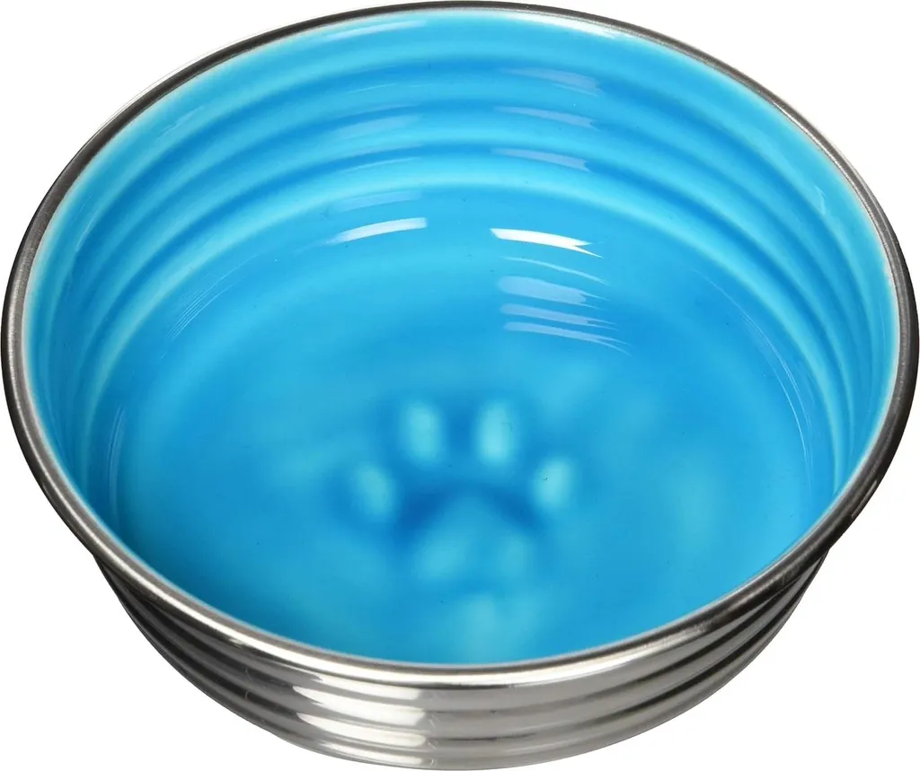 Écuelle en Inox Bleu Seine Incassable et Lavable au Lave-Vaisselle