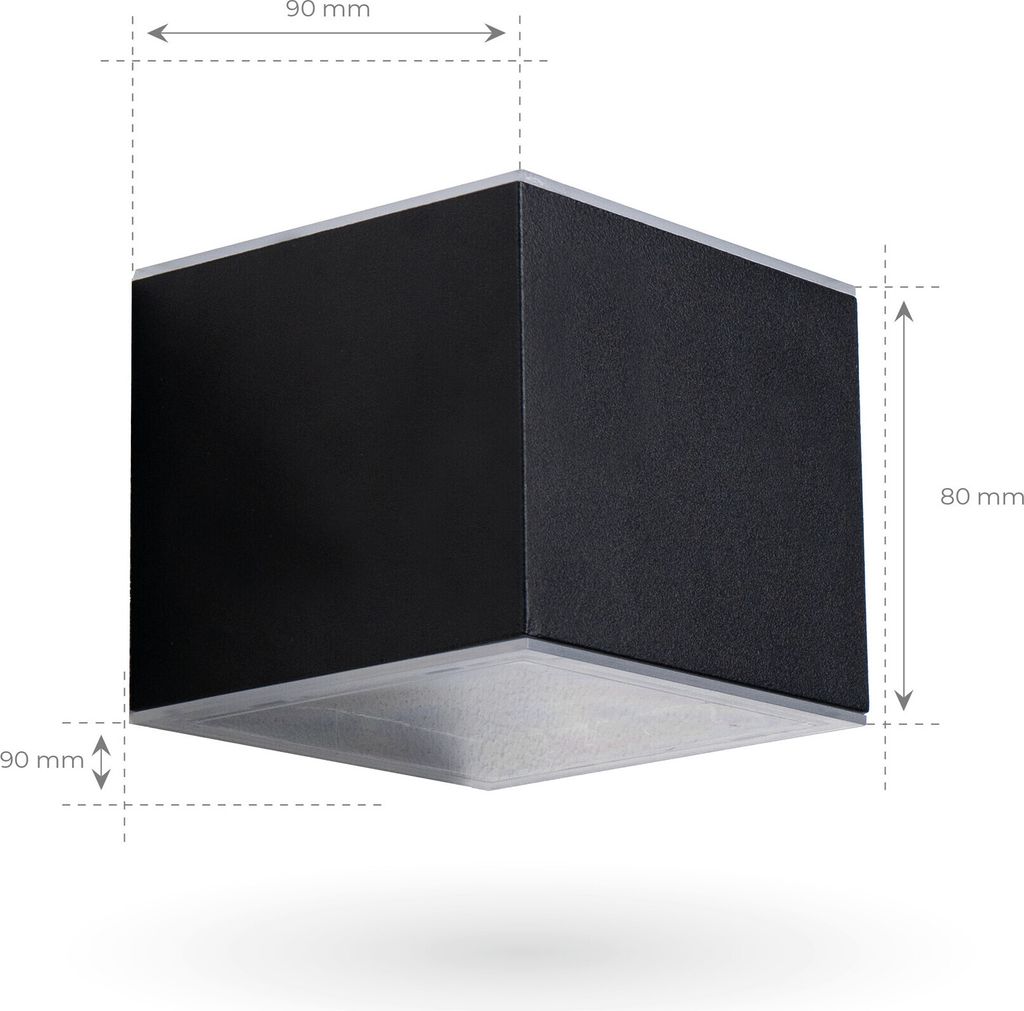 Ledvion Solar Wandleuchte, 1W, 25 Lumen, 3000K, IP44, Produktbild 3