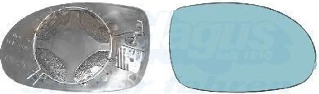 Glace de rétroviseur VAN WEZEL 0961838 pour réparer un miroir cassé