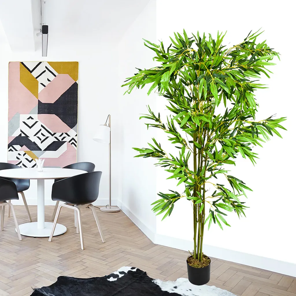 Bambù Artificiale 180cm Decovego | Crea la tua Oasi Zen in Casa - 4