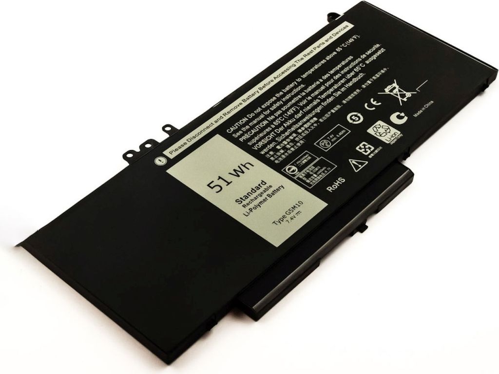 Akku für Dell F5WW5 Li-Pol 7,4 Volt 5800 mAh schwarz