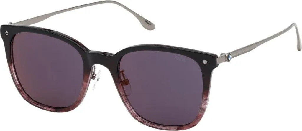 BMW Lunettes de soleil SY956 homme anti-éblouissement Miroir Bordeaux Noir