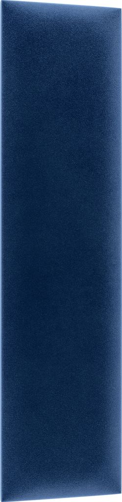 8x sossai Toppa - Wandpaneel gepolstert, Rechteck 15 x 60 cm, Marineblau