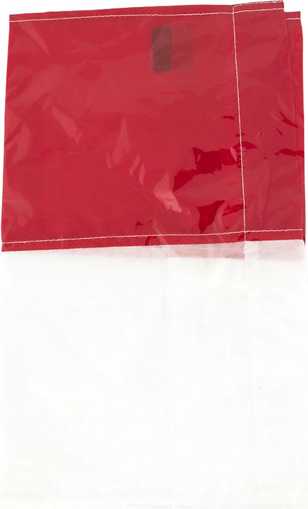 Precision - Eckfahne RD264 (Einheitsgröße) (Rot/Weiß)