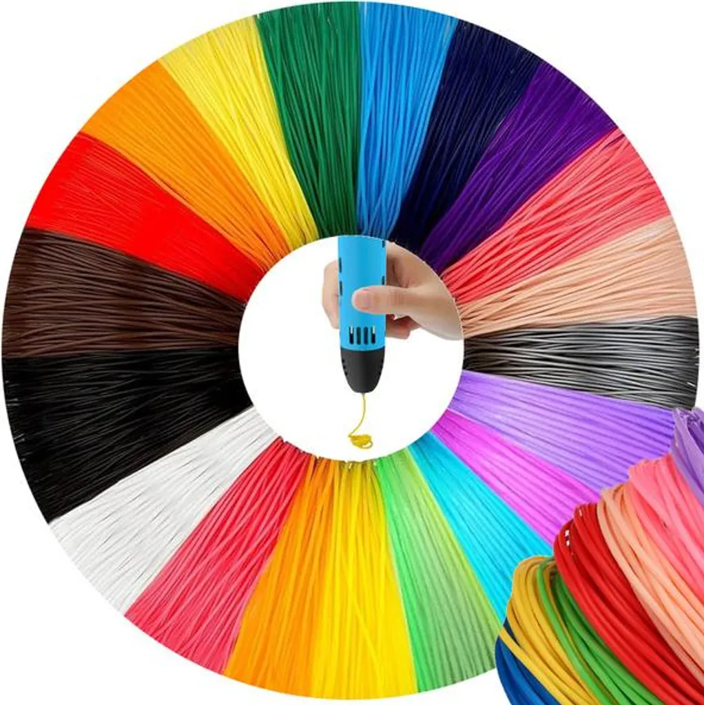 Verk 18282 Set di ricariche PLA per penna 3D 20 x 20 m Color