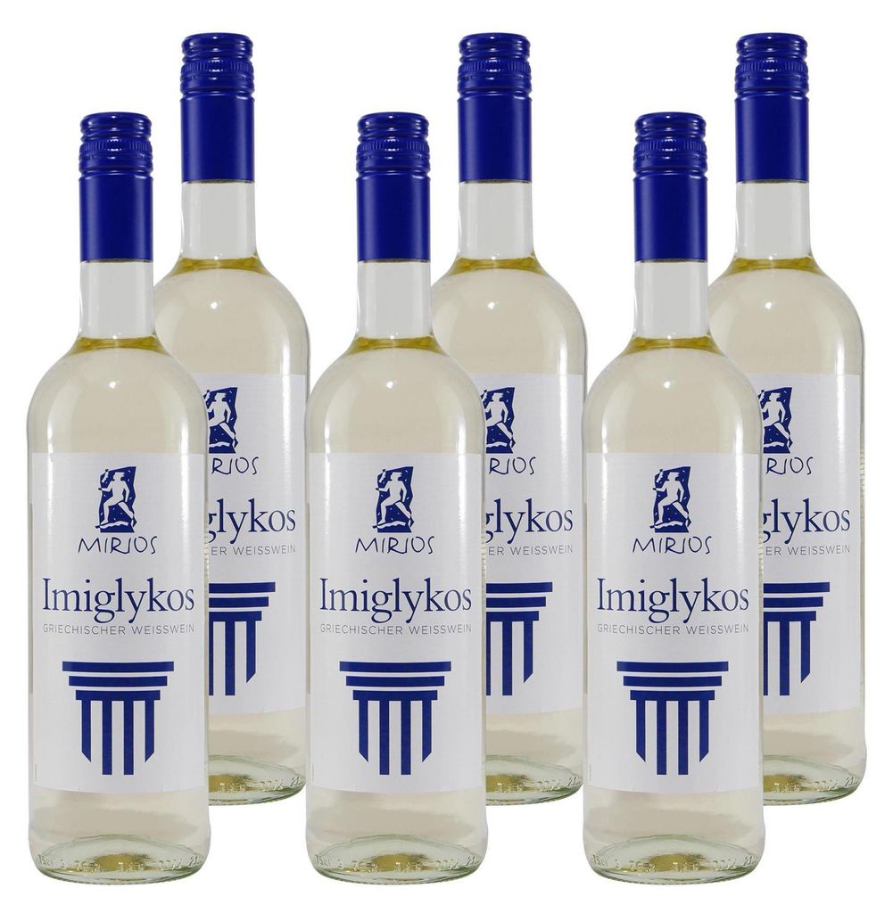 Mirios Imiglykos Weißwein -halbtrocken- (6 x 0,75L) Produktbild 