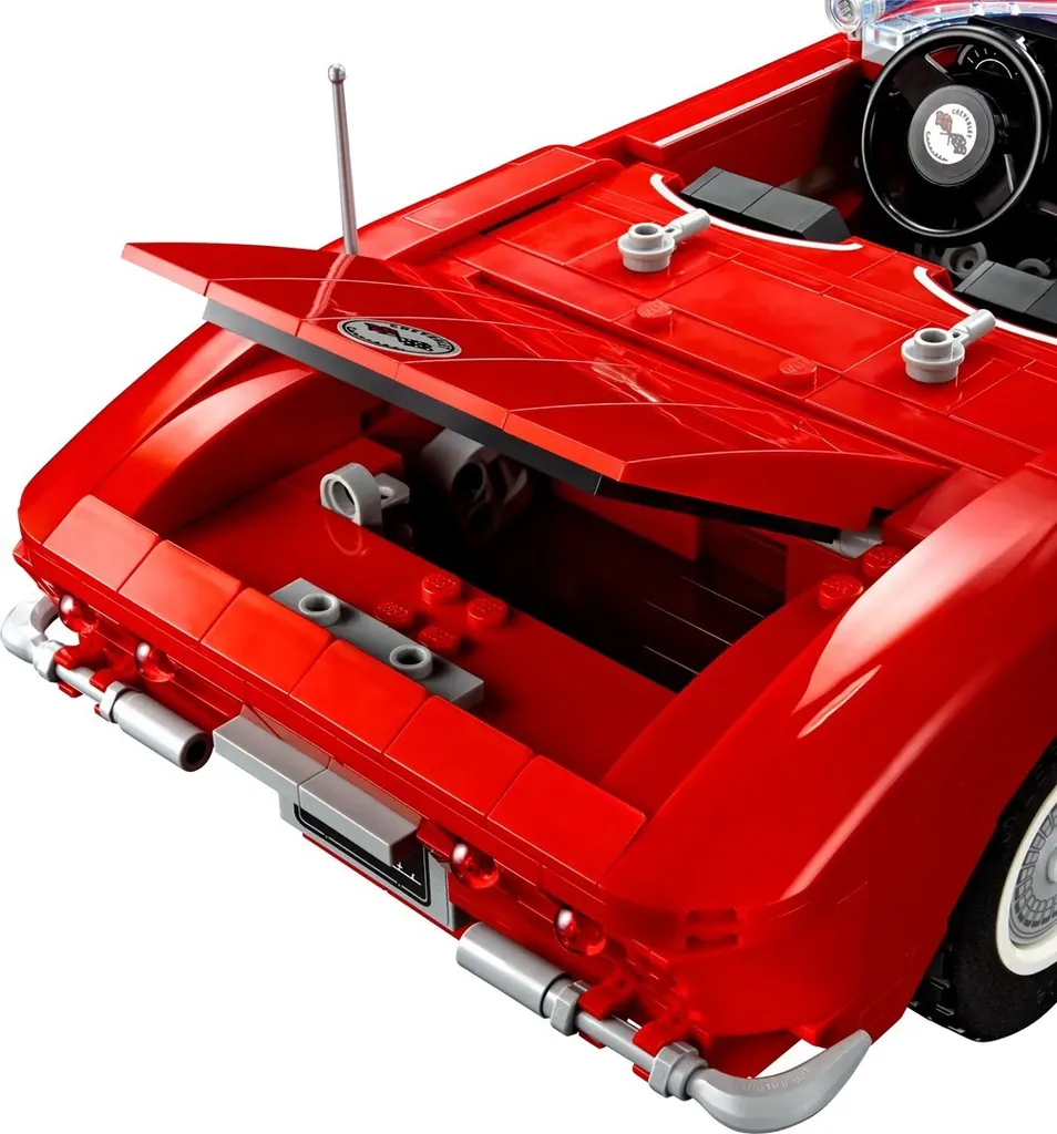 Maquette de Voiture Ancienne LEGO Icons Corvette 10321 pour les Adultes
