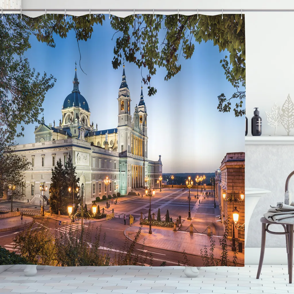 Migliore Tenda Doccia Tessuto 175x220 Palazzo Madrid Abakuhaus