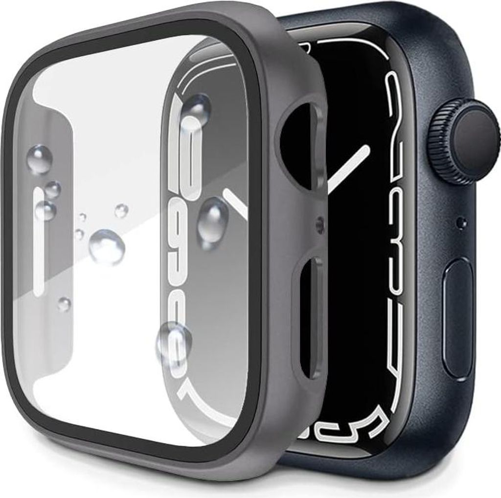 Apple Watch Series 7 45Mm Schutzhülle Dunkelgrau