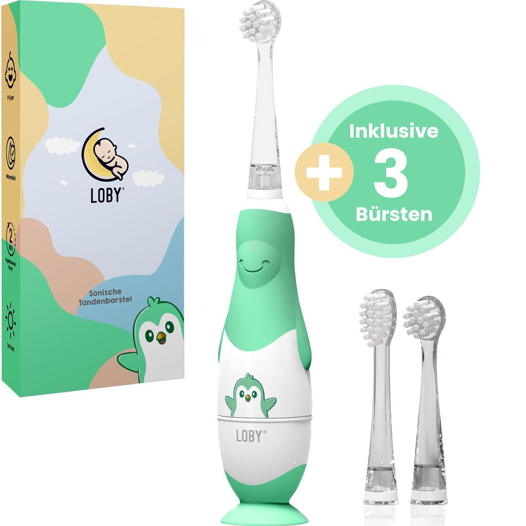Loby Elektrische Zahnbürste Kinder Baby Kinderzahnbürste Produktbild 