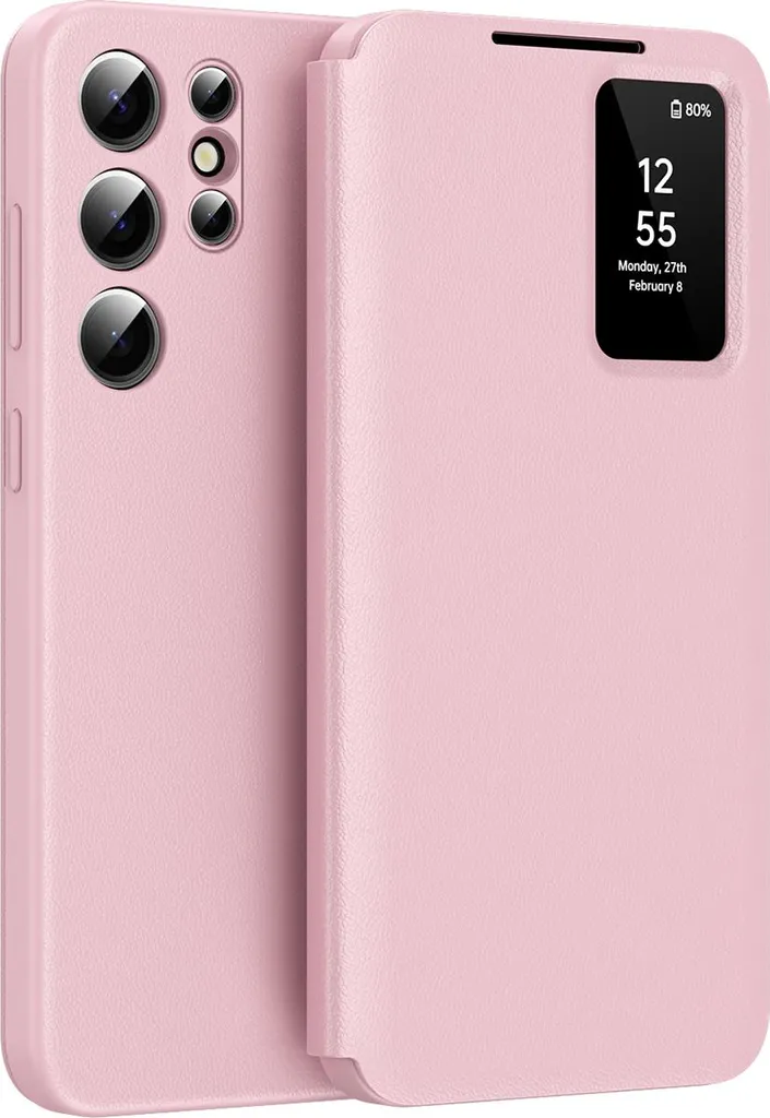 Protezione Totale Samsung S26 Ultra Rosa - Custodia Portacarte