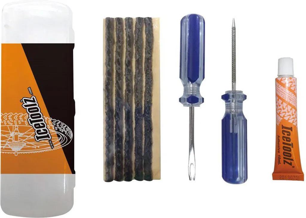 IceToolz 65C1 Kit Professionale Riparazione Forature Tubeless Bici