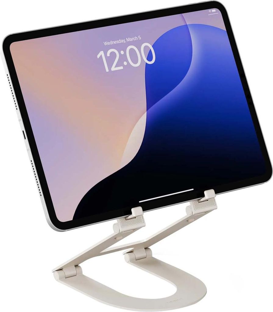 Twelve south, Curve Mini Dune Tischständer Faltbar Verstellbar Für Tablet/iPad, Silber