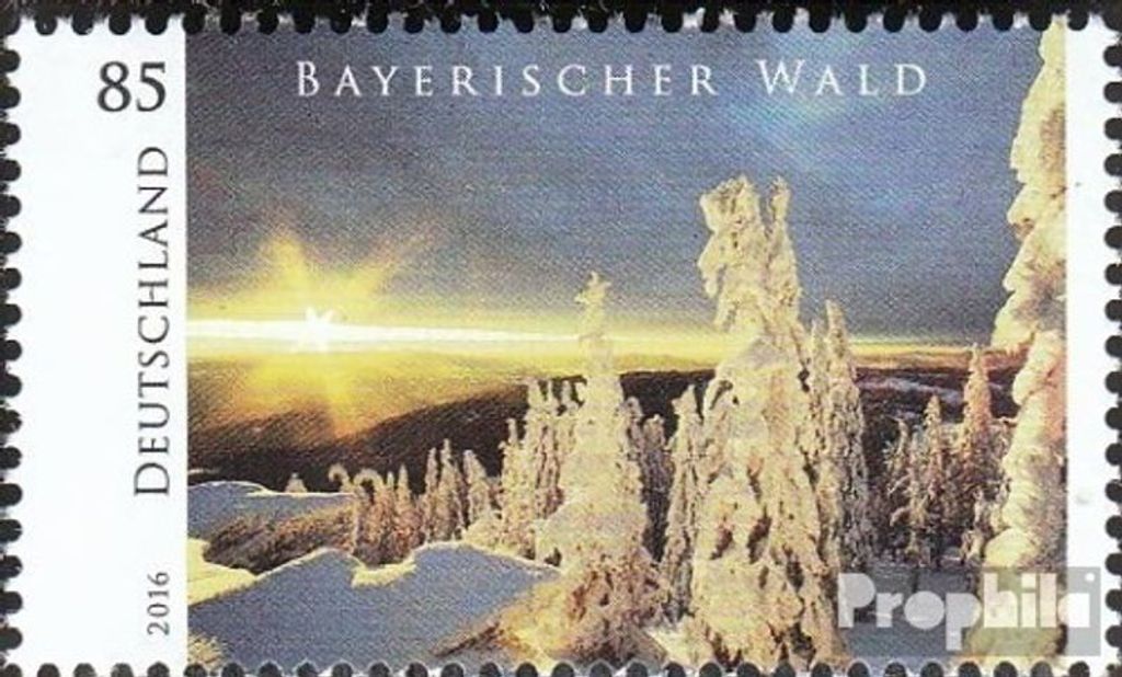 Briefmarken BRD (BR.Deutschland) 2016 Mi 3203R mit Zählnummer (kompl.Ausg.) postfrisch Wildes Deutschland
