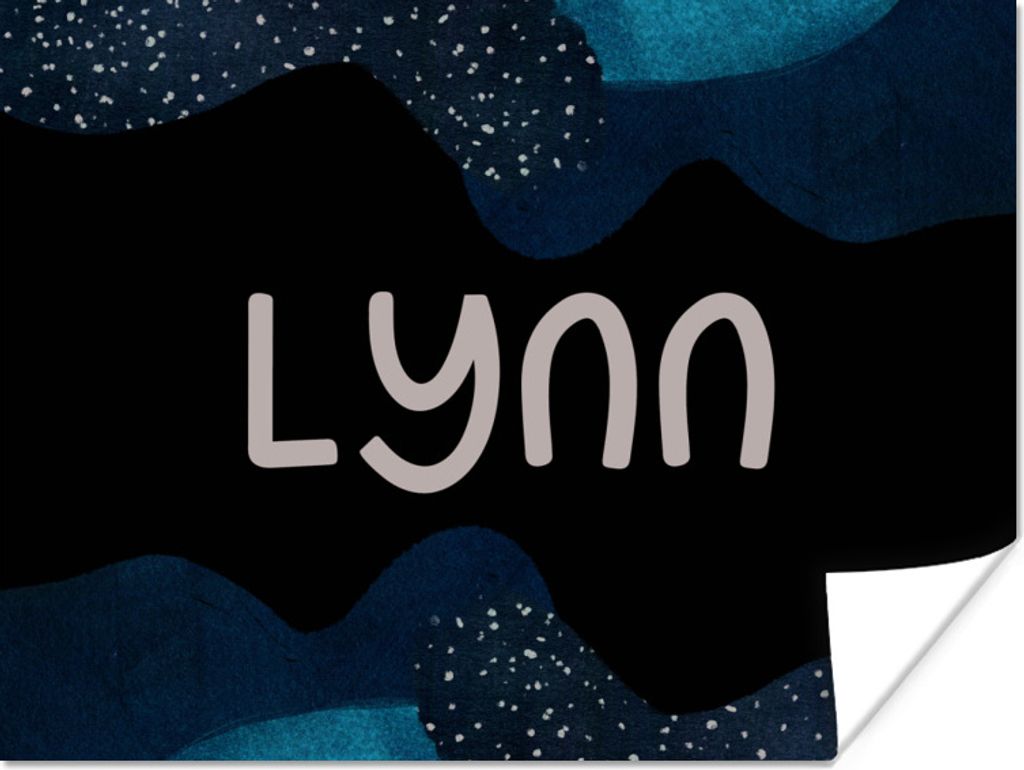 MuchoWow Poster Lynn - Pastell - Mädchen 40x30 cm - Plakate für die Wände - Poster Wohnzimmer